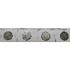 Image 1 : 1941 1943 1959 1960 CANADA SILVER 25 CENTS COIN