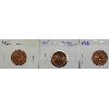 Image 1 : 1966 1967 (1867) 1968 CANADA ONE CENT COINS