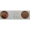 Image 2 : 1985 BLUNT 5 & 1985 POINTED 5 CANADA ONE CENT COINS