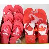 Image 1 : FLAT OF CANADA THEMED FLIP FLOPS - ADULT AND KIDS