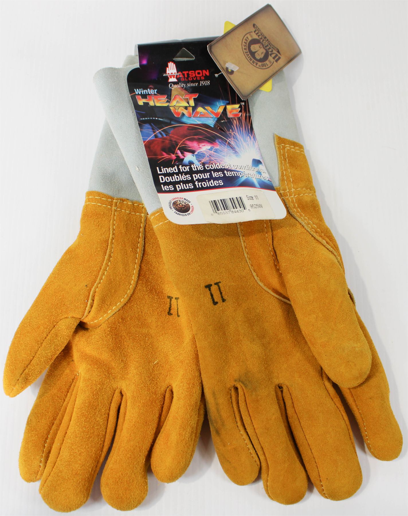 WATSON GLOVES WINTER HEAT WAVE LINED LEATHER GLOVES