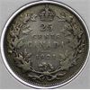 Image 1 : 1921 CANADA SILVER 25 CENTS COIN