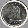 Image 1 : 1947 M1 CANADA SILVER 10 CENTS COIN