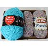 Image 1 : FLAT OF 3 SKEINS OF KNITTING YARN, 2 FULL, ONE PARTIAL