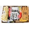Image 1 : FLAT OF VARIOUS WORK GLOVES, LEATHER AND FABRIC 