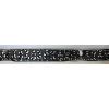 Image 1 : Metallic Gray Polyester With Silver/Black Skull details