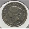 Image 2 : 1884 CANADA SMALL SILVER 5 CENTS COIN