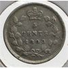 Image 1 : 1893 CANADA SMALL SILVER 5 CENTS COIN