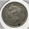 Image 2 : 1893 CANADA SMALL SILVER 5 CENTS COIN