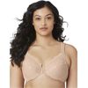 Image 1 : GLAMORISE WOMEN'S PLUS SIZE WONDERWIRE FRONT CLOSURE BRA (#1245), SIZE 42C, CAFE COLOR
