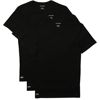 Image 1 : LACOSTE MENS ESSENTIALS 3 PACK 100% COTTON REGULAR FIT V-NECK T-SHIRTS