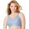 Image 1 : GLAMORISE WOMEN'S FULL FIGURE PLUS SIZE MAGICLIFT WIREFREE MINIMIZER BRA 