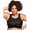 Image 1 : GLAMORISE WOMEN'S ELITE PERFORMANCE FULL FIGURE PLUS SIZE WIREFREE SPORTS BRA