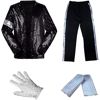 Image 1 : FOR KIS SZ L 71-90lb MJ MICHAEL JACKSON BILLIE JEAN JACKET SUIT DANCE COSPLAY COSTUME