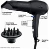 Image 2 : REVLON 1875W ULTRA LIGHTWEIGHT IONIC CERAMIC DRYER, BLACK