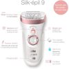 Image 5 : BRAUN EPILATOR HAIR REMOVAL FOR WOMEN ROSE-GOLD WHITE