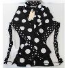Image 1 : LULULEMON DEFINE JACKET, BLACK W/WHITE POLKA DOTS