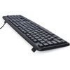 Image 2 : VERBATIM SLIMLINE KEYBOARD - WIRED WITH USB ACCESSIBILITY - MAC & PC COMPATIBLE 