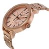 Image 2 : MSRP $236 NEW DIESEL ROSE GOLD TONE 49MM  WATCH