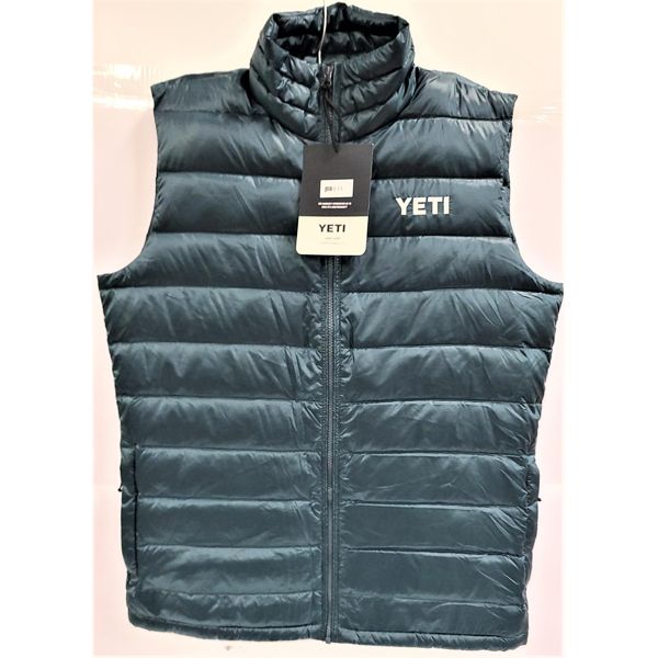 MSRP USD $200(259CAD) SIZE MEDIUM-NEW LTD EDITION YETI DOWN GREEN VEST 