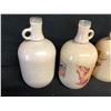 Image 2 : 5 JUG-BAND JUGS: 2 PLAIN, 3 WITH PINUP GIRLS