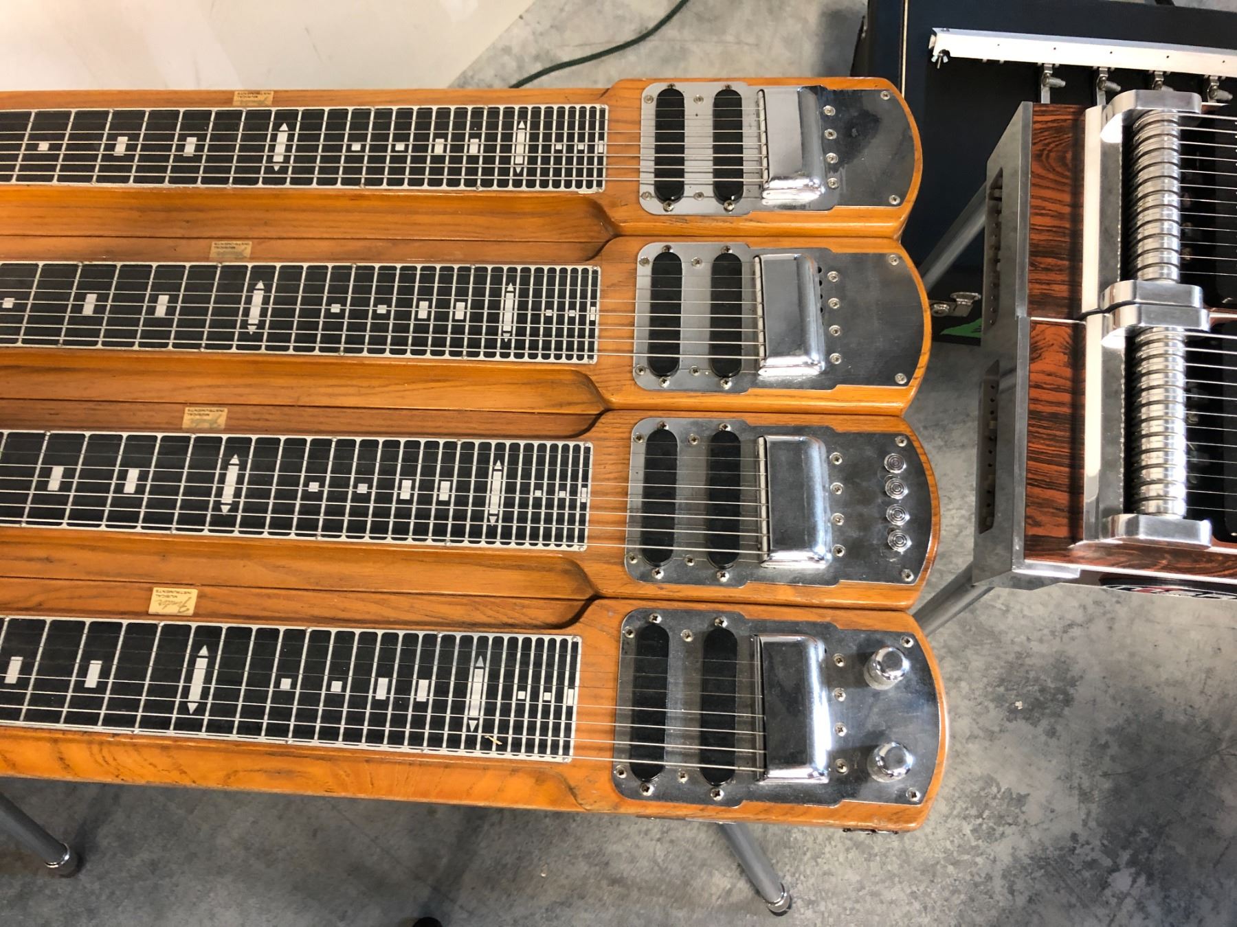 FENDER STRINGMASTER QUAD NECK VINTAGE MID 50'S CONSOLE LAP STEEL GUITAR ...