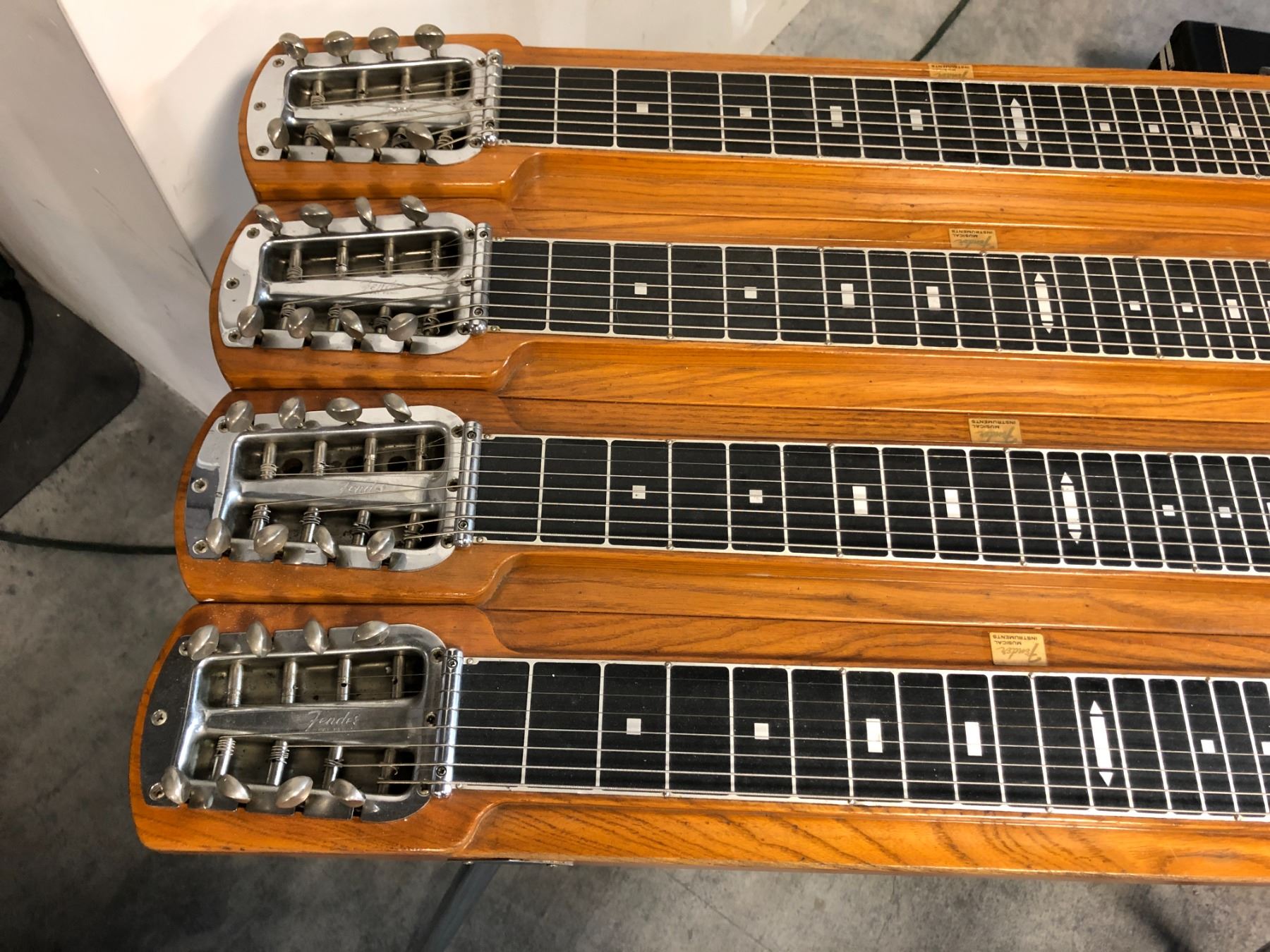 FENDER STRINGMASTER QUAD NECK VINTAGE MID 50'S CONSOLE LAP STEEL GUITAR ...