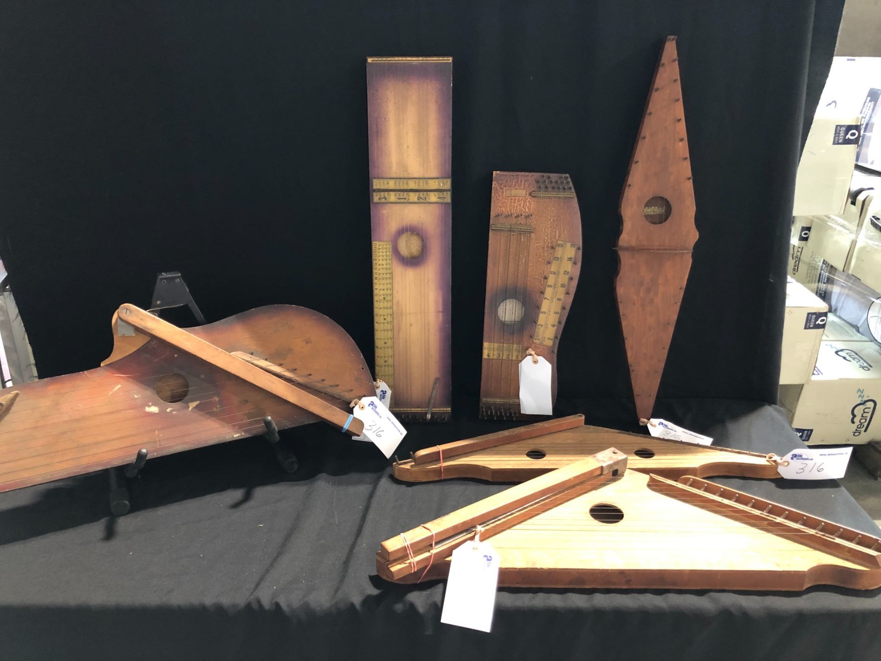 A COLLECTION OF SIX (6) RARE PROTOTYPE STRING INSTRUMENTS! UNIQUE, ONE ...