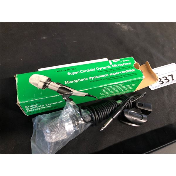 VINTAGE REALISTIC SUPERCARDIOID DYNAMIC MICROPHONE, MODEL 33992D