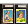 Image 1 : 1980 TOPPS KSA 10 GRADED BASEBALL CARD LOT (SHANE RAWLEY/ MICKEY KLUTTS)