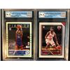 Image 1 : 2020-21 PANINI CHRONICLES CGC GRADED 9.5 BASKETBALL ROOKIE CARD LOT (SADDIQ BEY/ PATRICK WILLIAMS