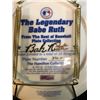 Image 2 : THE HAMILTON COLLECTION "THE LEGENDARY BABE RUTH" BEST OF BASEBALL PLATE COLLECTION (PLATE # 390F)