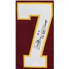 Image 2 : Joe Theismann SBXVII Champs Authentic Signed Maroon Pro Style Jersey (JSA Witnessed)