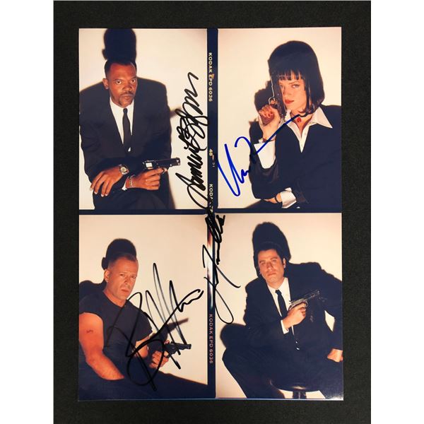 PULP FICTION MULTI-SIGNED 8x10 PHOTO (RA COA)