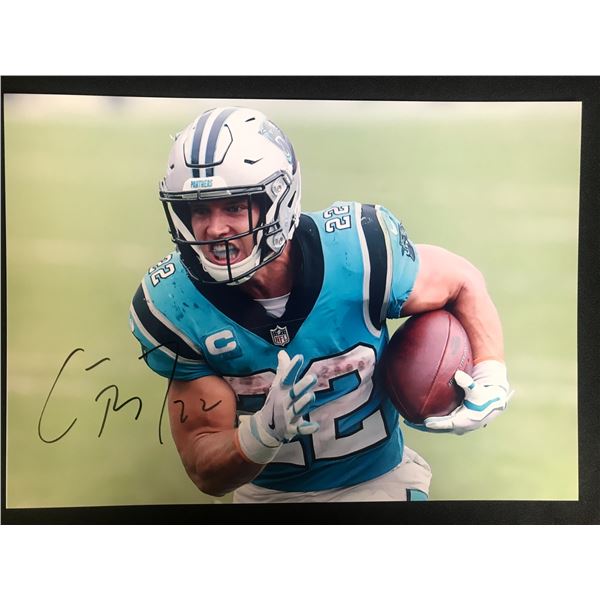 CHRISTIAN McCAFFREY SIGNED 8X10 PHOTO (RA COA)