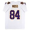 Image 1 : Randy Moss Authentic Signed White Pro Style Jersey Autographed (BAS Witnessed)