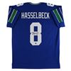 Image 1 : Matt Hasselbeck Authentic Signed Blue Pro Style Jersey Autographed (BAS Witnessed)