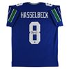 Image 1 : Matt Hasselbeck Authentic Signed Blue Pro Style Jersey Autographed (BAS Witnessed)