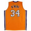 Image 1 : Shaquille O'Neal Authentic Signed Yellow Pro Style Jersey Autographed (BAS Witnessed)