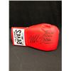 Image 2 : MIKE TYSON AND JAMES BUSTER DOUGLAS SIGNED BOXING GLOVE W/INSCRIPTIONS (SCHWARTZ COA)