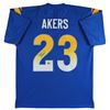 Image 1 : Cam Akers Authentic Signed Blue Pro Style Jersey Autographed (BAS Witnessed)