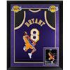 Image 1 : KOBE BRYANT SIGNED JERSEY FRAMED PHOTO DISPLAY (PSA/DNA LOA)