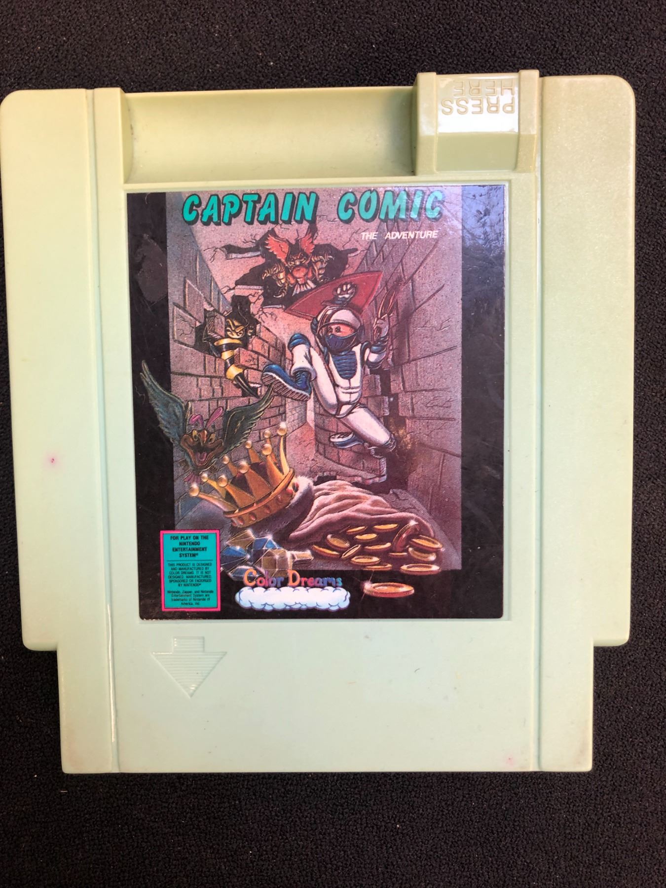 NINTENDO (NES) CAPTAIN COMIC VIDEO GAME