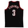Image 1 : Damon Stoudamire Authentic Signed Black Pro Style Jersey (BAS Witnessed)
