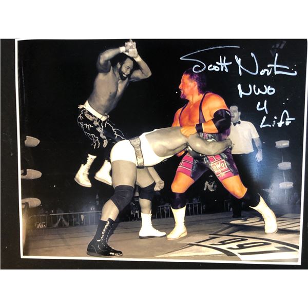 SCOTT HALL SIGNED 11 X 14 WWF 8 X 10