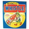 Image 1 : Whistle Beveled Tin Advertising Sign