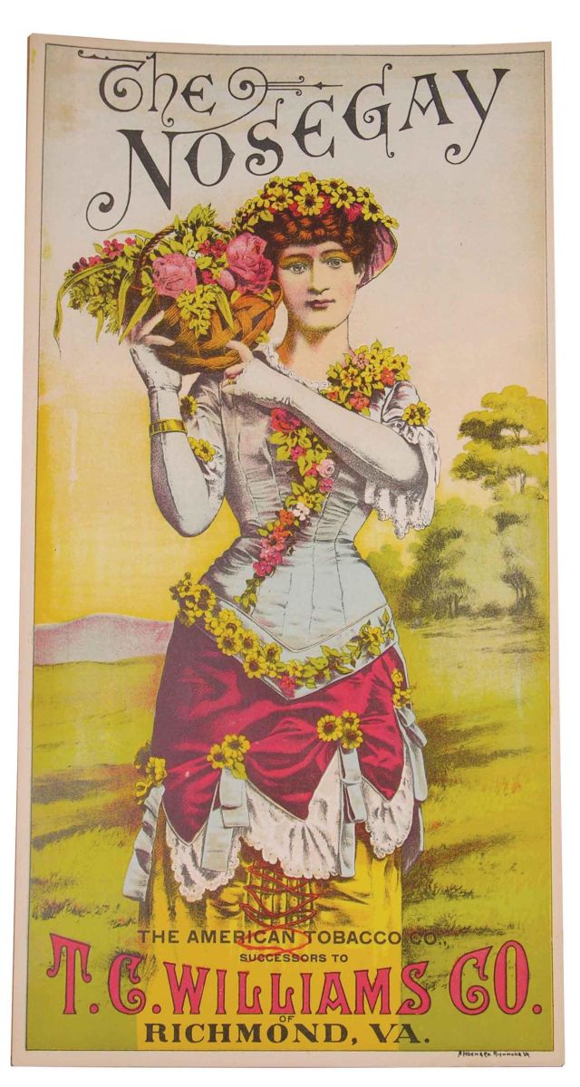 nosegay tobacco Nosegay Tobacco Label. The American Tobacco Company