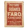 Image 1 : A. Ball & Bro. Deck of Squared Faro Cards