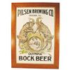 Image 1 : Olympia Bock Beer, Paper Advertising Sign