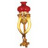 Image 1 : Lavish Victorian Steer Horn Parlor Lamp